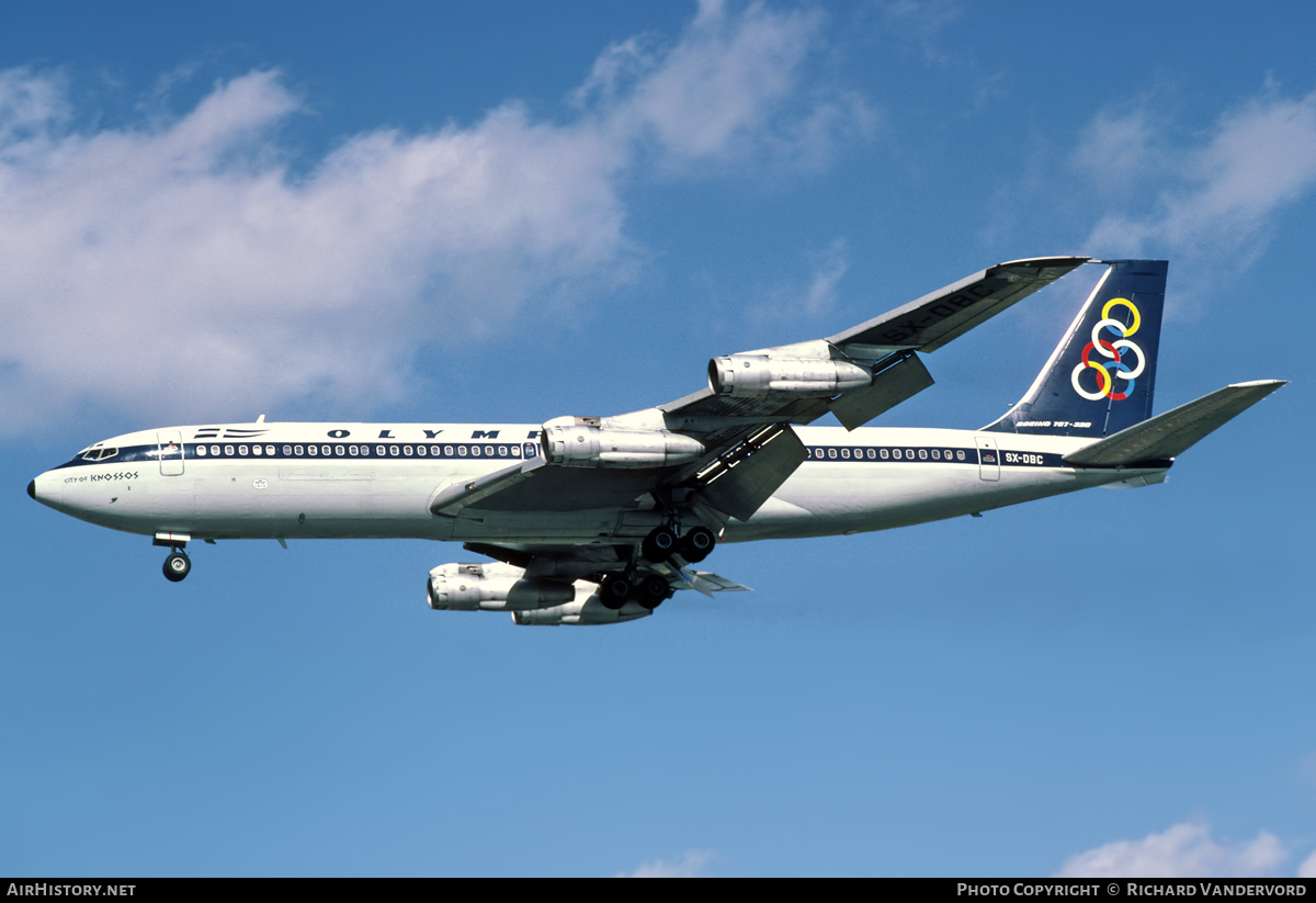 Aircraft Photo of SX-DBC | Boeing 707-384C | Olympic | AirHistory.net #19150