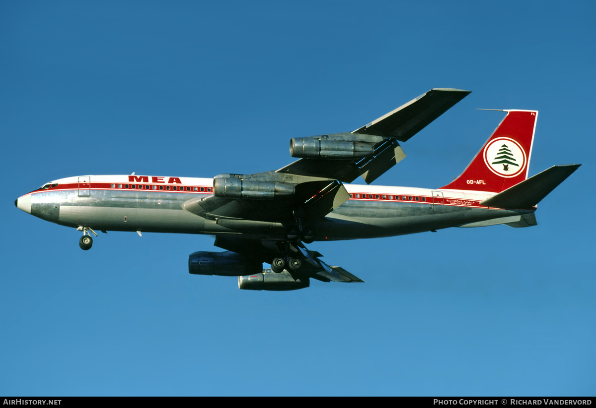 Aircraft Photo of OD-AFL | Boeing 720-023B | MEA - Middle East Airlines | AirHistory.net #19151