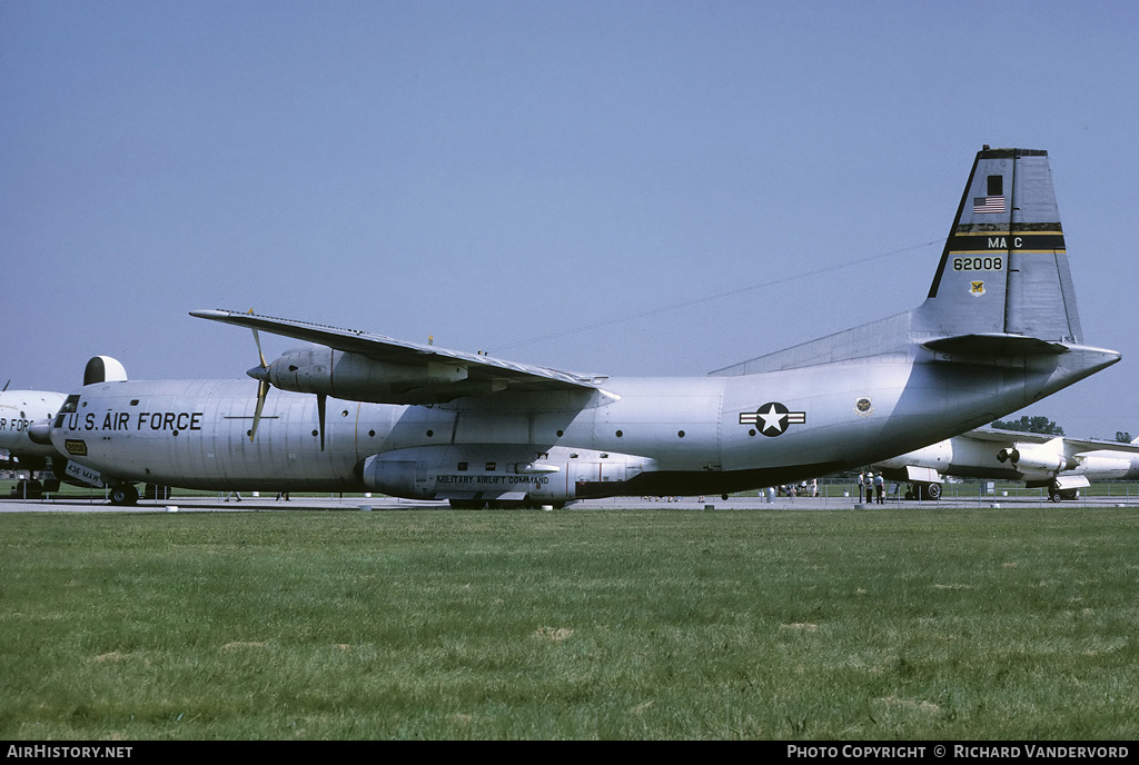 Aircraft Photo of 56-2008 / 62008 | Douglas C-133A Cargomaster | USA - Air Force | AirHistory.net #19153