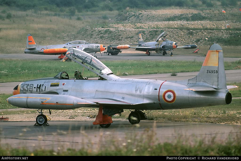 Aircraft Photo of 34959 | Lockheed T-33A | France - Air Force | AirHistory.net #19169