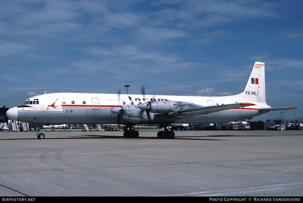 Aircraft Photo of YR-IML | Ilyushin Il-18D | TAROM - Transporturile Aeriene Române | AirHistory.net #19175