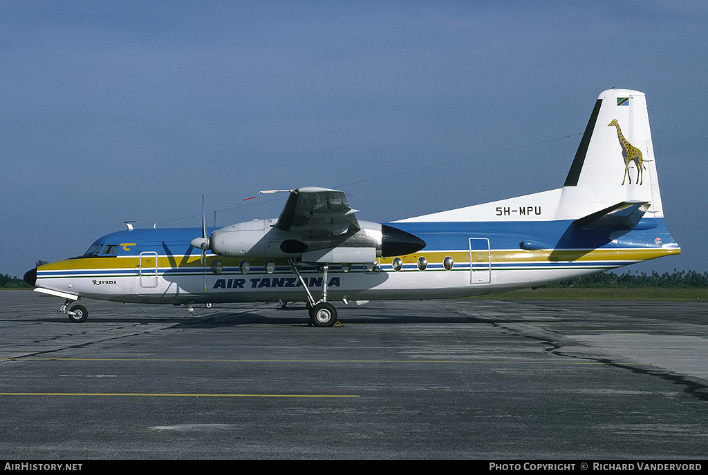 Aircraft Photo of 5H-MPU | Fokker F27-600RF Friendship | Air Tanzania | AirHistory.net #19182