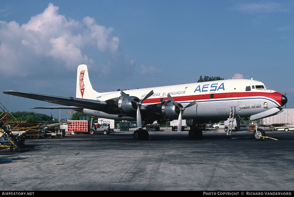 Aircraft Photo of YS-39C | Douglas DC-6B(F) | AESA - Aerolíneas El Salvador | AirHistory.net #19185