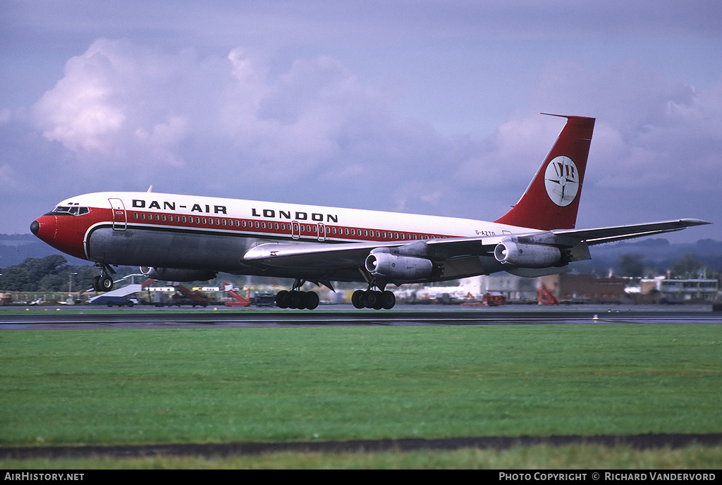 Aircraft Photo of G-AZTG | Boeing 707-321 | Dan-Air London | AirHistory.net #19187