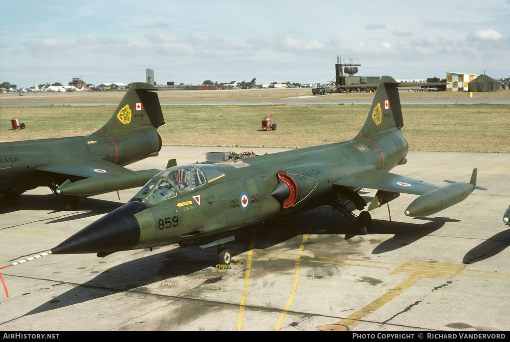 Aircraft Photo of 104859 | Canadair CF-104 Starfighter | Canada - Air Force | AirHistory.net #19204