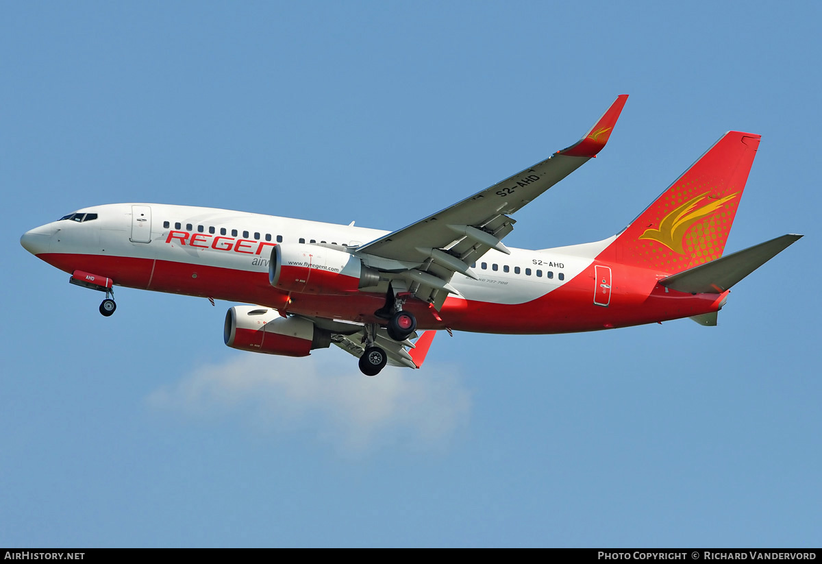 Aircraft Photo of S2-AHD | Boeing 737-7K5 | Regent Airways | AirHistory.net #19227