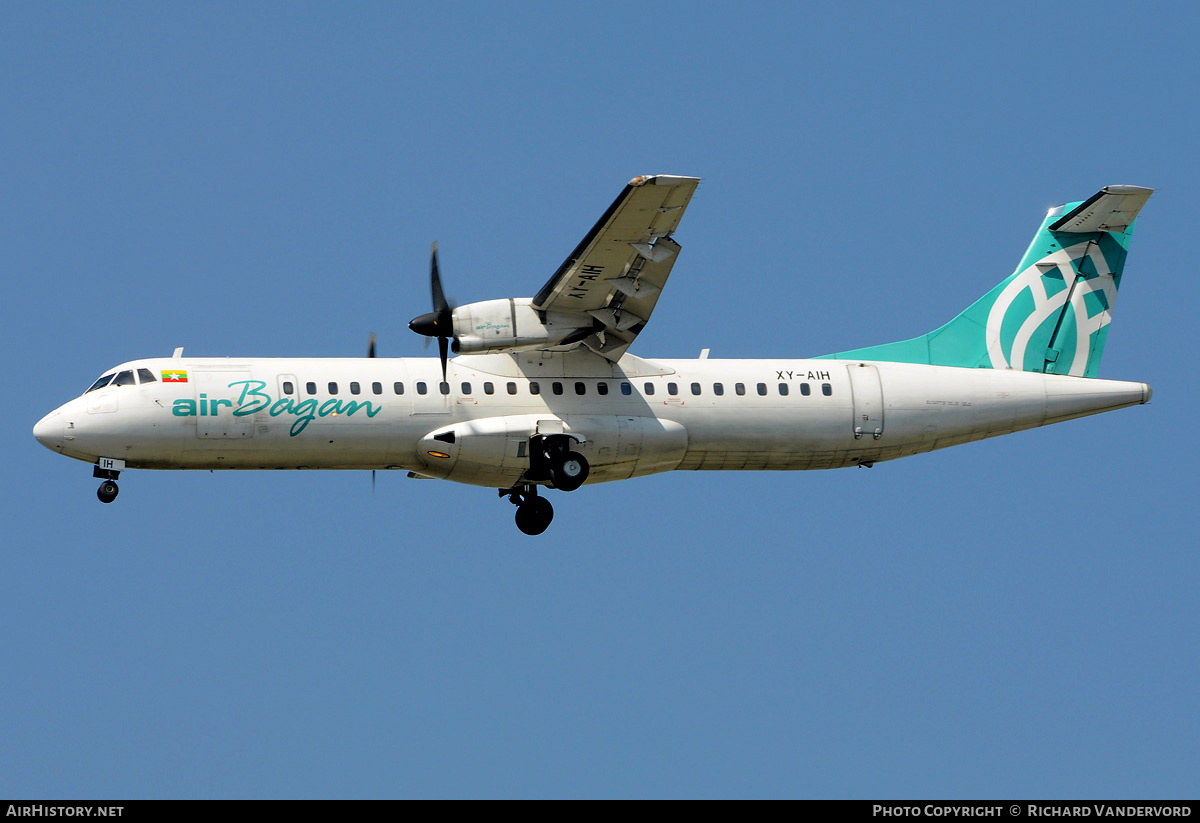 Aircraft Photo of XY-AIH | ATR ATR-72-212 | Air Bagan | AirHistory.net #19228
