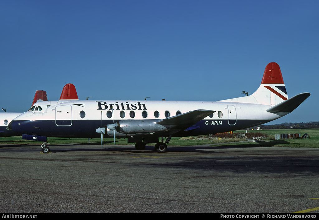 Aircraft Photo of G-APIM | Vickers 806 Viscount | British Airways | AirHistory.net #19234