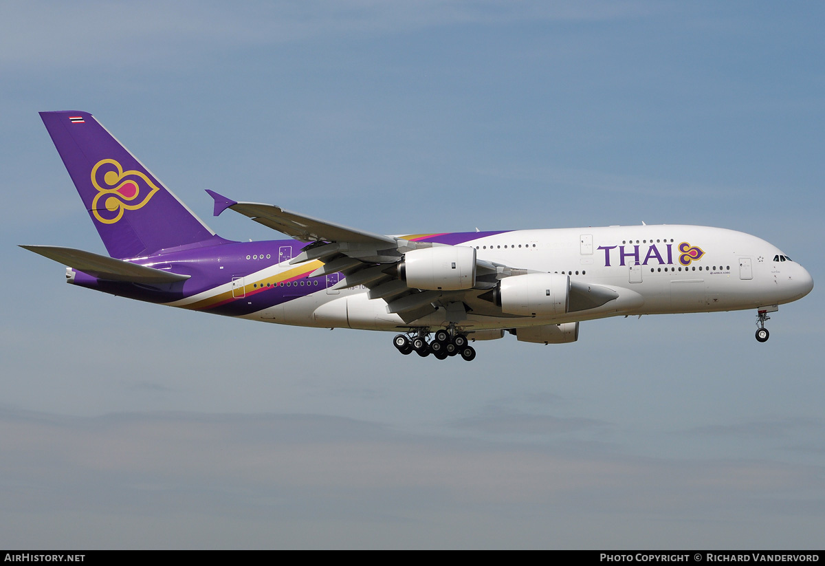 Aircraft Photo of HS-TUF | Airbus A380-841 | Thai Airways International | AirHistory.net #19237