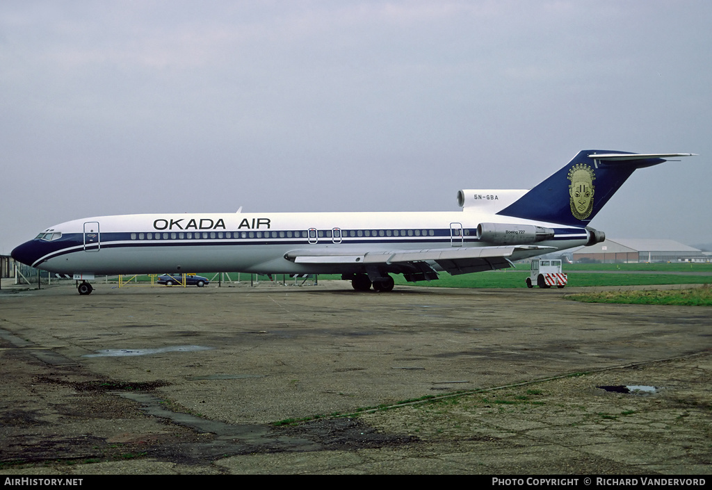 Aircraft Photo of 5N-GBA | Boeing 727-230/Adv | Okada Air | AirHistory.net #19249