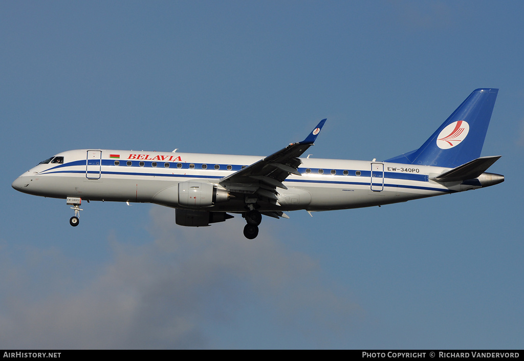 Aircraft Photo of EW-340PO | Embraer 175LR (ERJ-170-200LR) | Belavia | AirHistory.net #19255