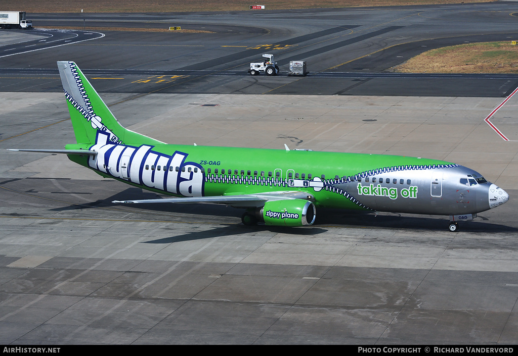 Aircraft Photo of ZS-OAG | Boeing 737-4H6 | Kulula | AirHistory.net #19265