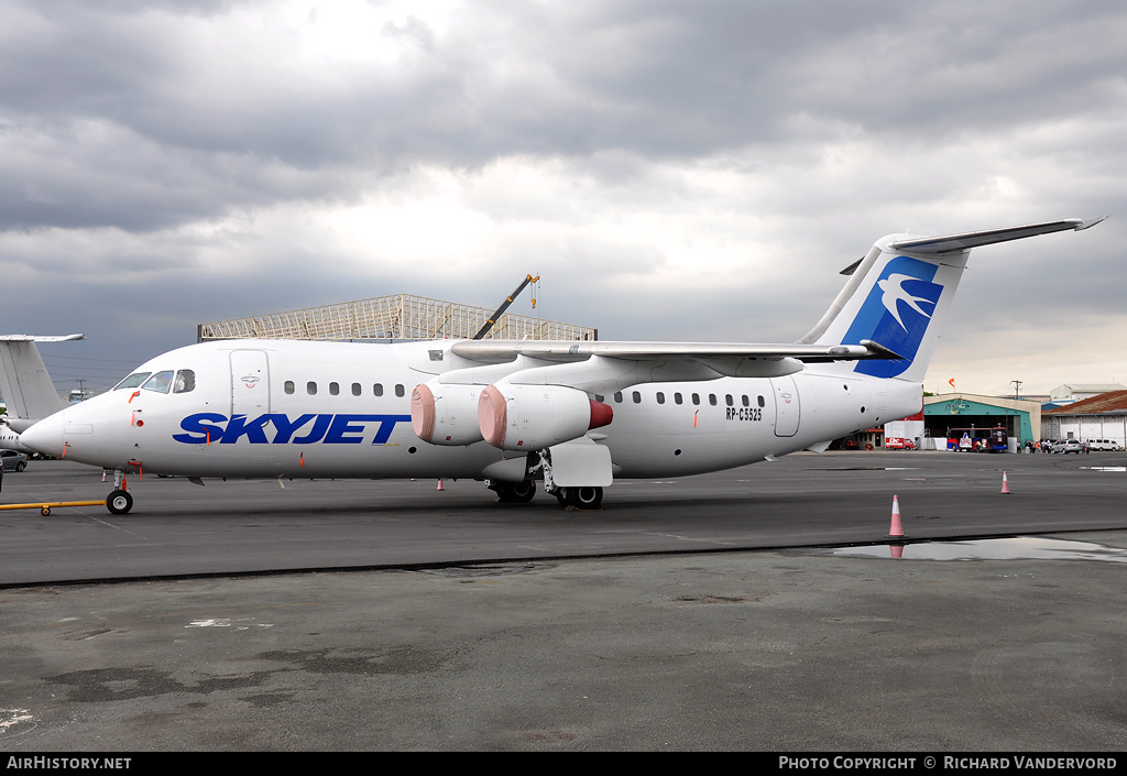 Aircraft Photo of RP-C5525 | British Aerospace BAe-146-200A | Skyjet | AirHistory.net #19273