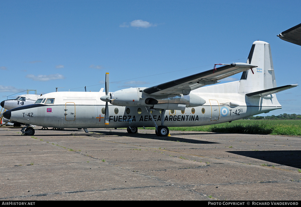 Aircraft Photo of T-42 | Fokker F27-600 Friendship | Argentina - Air Force | AirHistory.net #19283