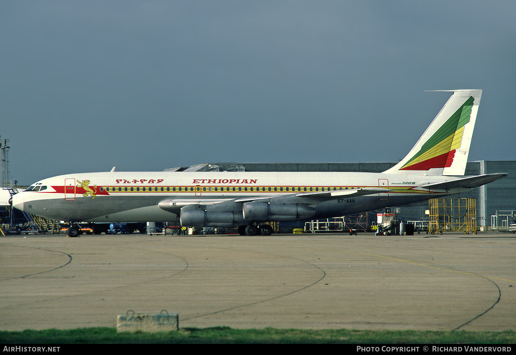 Aircraft Photo of ET-AAH | Boeing 720-060B | Ethiopian Airlines | AirHistory.net #19296