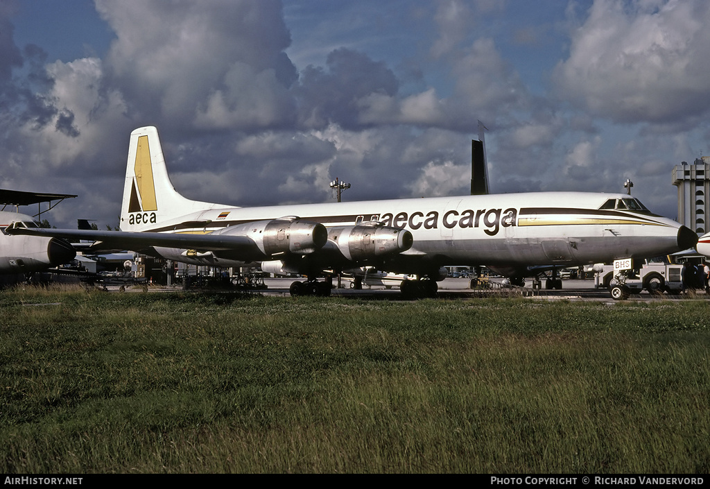 Aircraft Photo of HC-BHS | Canadair CL-44D4-1 | AECA Carga - Aeroservicios Ecuatorianos | AirHistory.net #19308