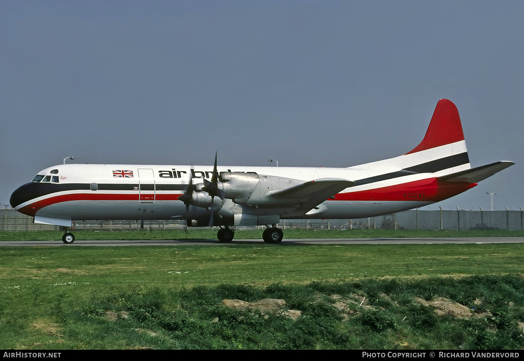 Aircraft Photo of N360WS | Lockheed L-188C(F) Electra | Air Bridge | AirHistory.net #19309