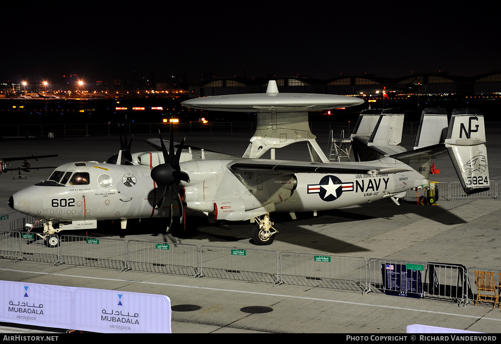 Aircraft Photo of 165824 | Grumman E-2C Hawkeye 2000 | USA - Navy | AirHistory.net #19310