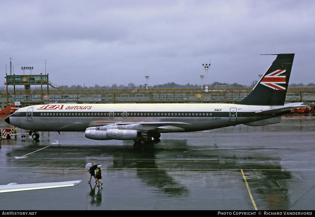 Aircraft Photo of G-APFK | Boeing 707-436 | BEA Airtours - British European Airways | AirHistory.net #19311