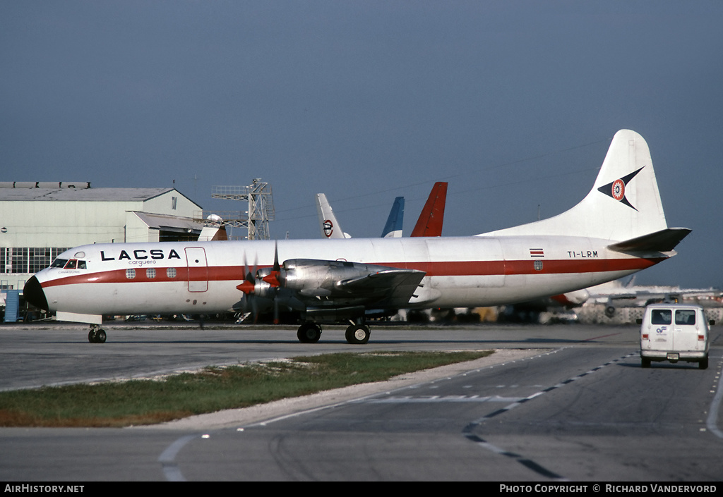 Aircraft Photo of TI-LRM | Lockheed L-188C(F) Electra | LACSA - Líneas Aéreas de Costa Rica | AirHistory.net #19314