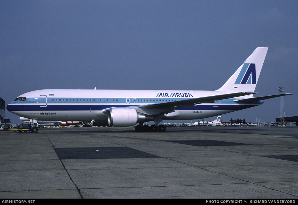 Aircraft Photo of G-BYAA | Boeing 767-204/ER | Air Aruba | AirHistory.net #19330