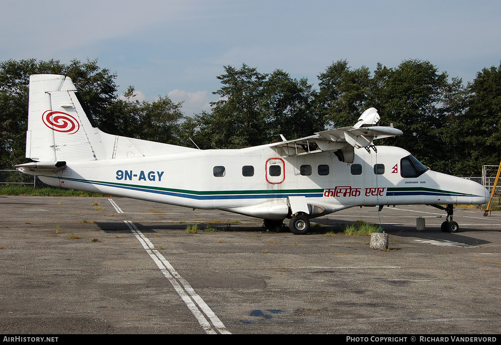 Aircraft Photo of 9N-AGY | Dornier 228-100 | Cosmic Air | AirHistory.net #19371