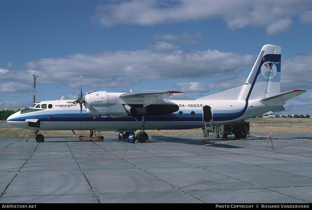 Aircraft Photo of RA-46694 | Antonov An-24RV | Yamal Airlines | AirHistory.net #19394