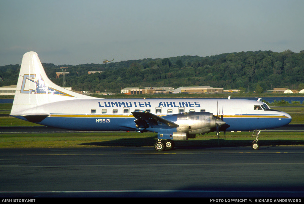 Aircraft Photo of N5813 | Convair 580 | Commuter Airlines | AirHistory.net #19403