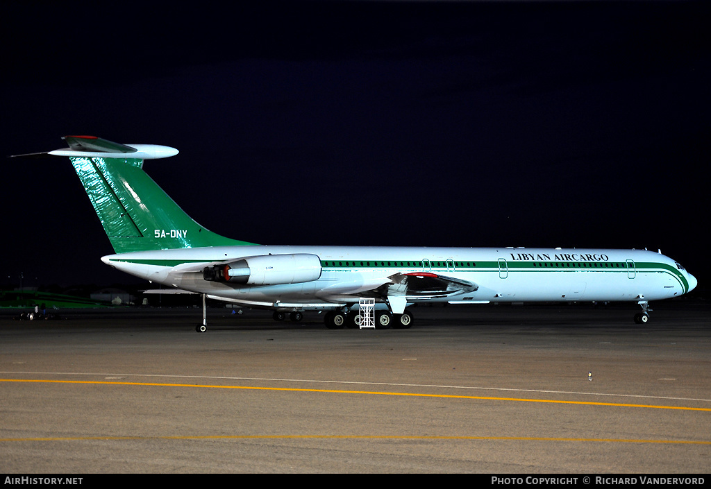 Aircraft Photo of 5A-DNY | Ilyushin Il-62M | Libyan Air Cargo | AirHistory.net #19409