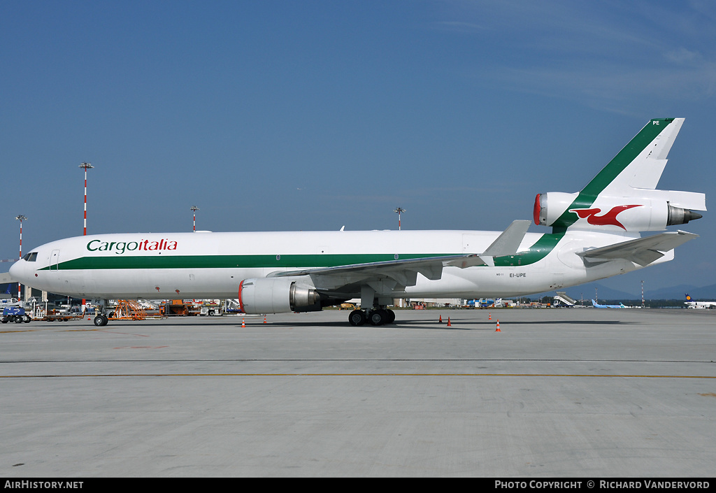 Aircraft Photo of EI-UPE | McDonnell Douglas MD-11F | Cargoitalia | AirHistory.net #19415