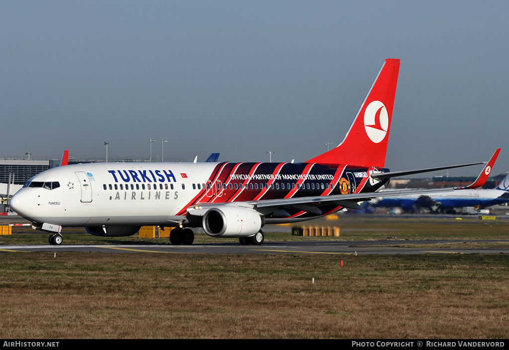 Aircraft Photo of TC-JFV | Boeing 737-8F2 | Turkish Airlines | AirHistory.net #19422