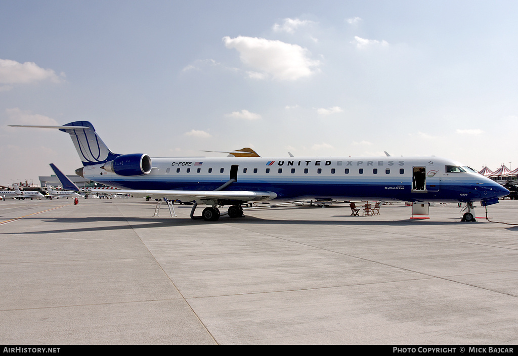 Aircraft Photo of C-FGRE | Bombardier CRJ-700 (CL-600-2C10) | United Express | AirHistory.net #19423