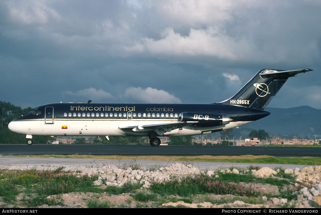 Aircraft Photo of HK-2865X | Douglas DC-9-15 | Intercontinental de Aviación | AirHistory.net #19434