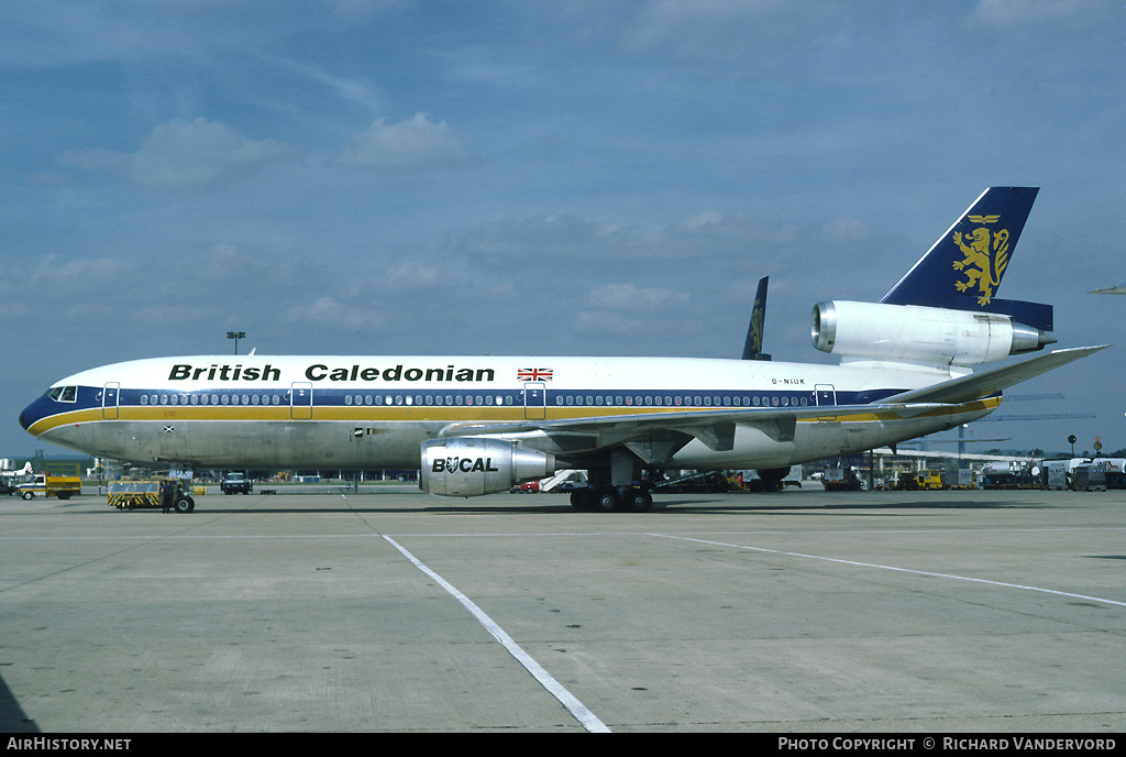 Aircraft Photo of G-NIUK | McDonnell Douglas DC-10-30 | British Caledonian Airways | AirHistory.net #19438