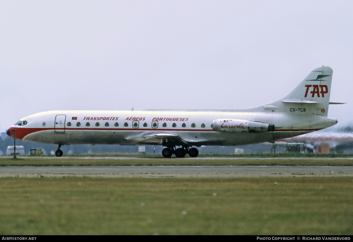 Aircraft Photo of CS-TCB | Sud SE-210 Caravelle VI-R | TAP - Transportes Aéreos Portugueses | AirHistory.net #19445