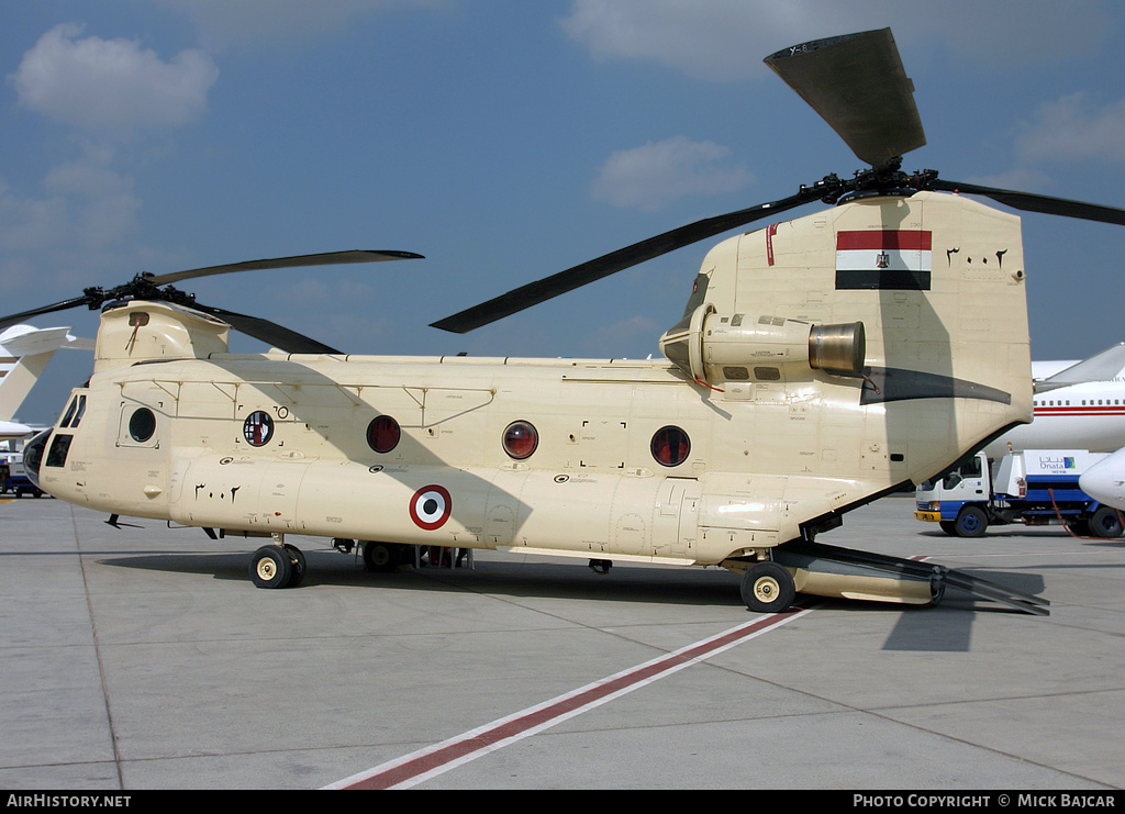 Aircraft Photo of 3002 / ۳۰۰۲ | Boeing CH-47D Chinook (414) | Egypt - Air Force | AirHistory.net #19458