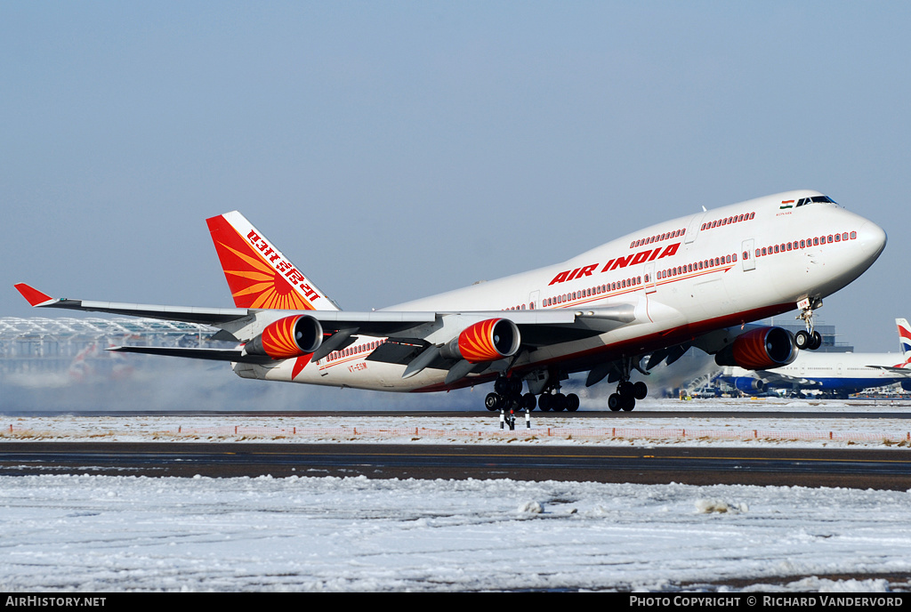 Aircraft Photo of VT-ESM | Boeing 747-437 | Air India | AirHistory.net #19461