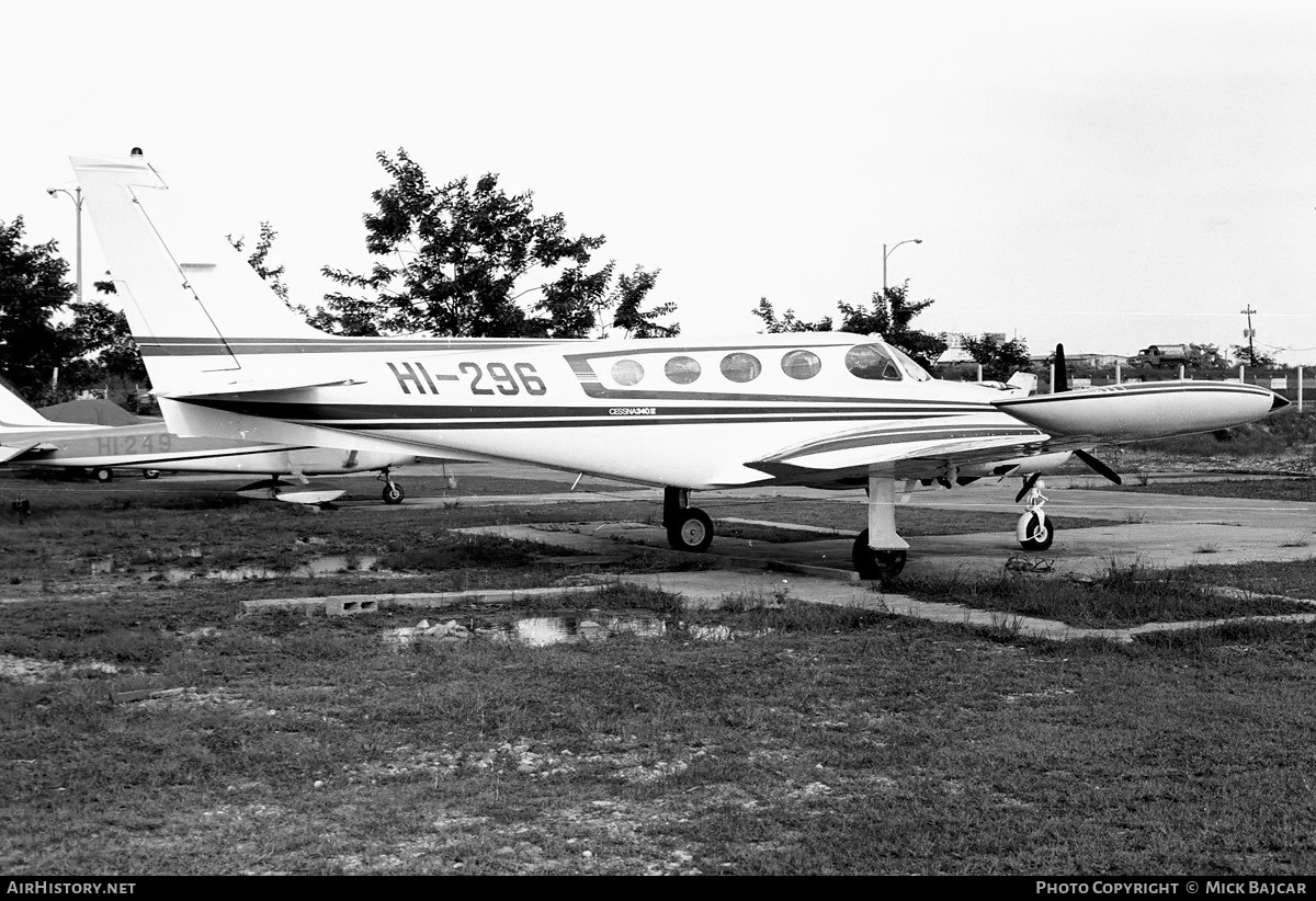 Aircraft Photo of HI-296 | Cessna 340A II | AirHistory.net #19469