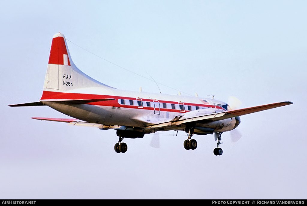 Aircraft Photo of N254 | Convair ET-29C | FAA - Federal Aviation Administration | AirHistory.net #19486