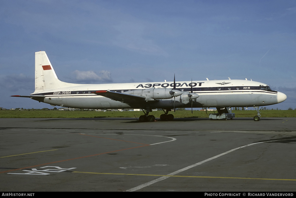 Aircraft Photo of CCCP-75464 | Ilyushin Il-18D | Aeroflot | AirHistory.net #19487