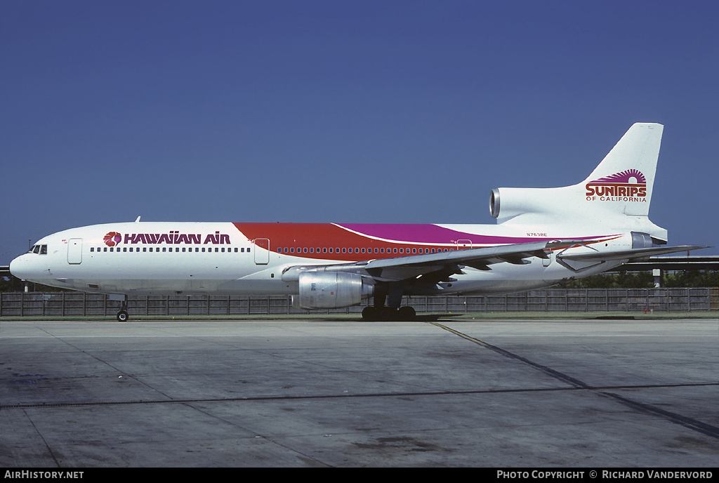 Aircraft Photo of N763BE | Lockheed L-1011-385-1 TriStar 50 | Hawaiian Airlines | AirHistory.net #19501