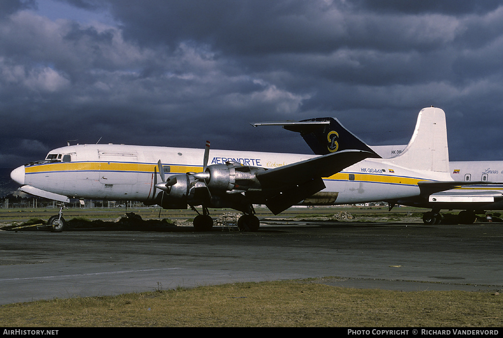 Aircraft Photo of HK-3644X | Douglas C-118B Liftmaster (DC-6A) | AeroNorte Colombia | AirHistory.net #19504