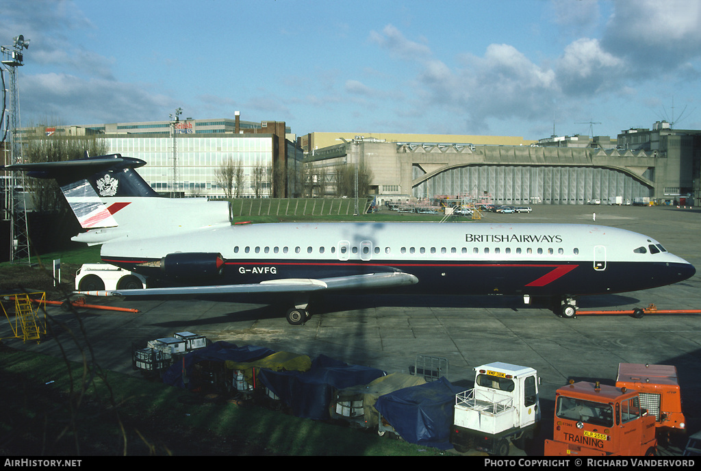 Aircraft Photo of G-AVFG | Hawker Siddeley HS-121 Trident 2E | British Airways | AirHistory.net #19506