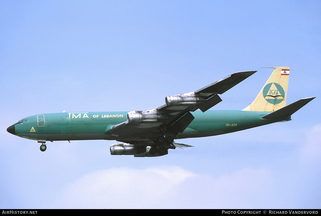Aircraft Photo of OD-AGN | Boeing 707-323C | TMA of Lebanon - Trans Mediterranean Airways | AirHistory.net #19526