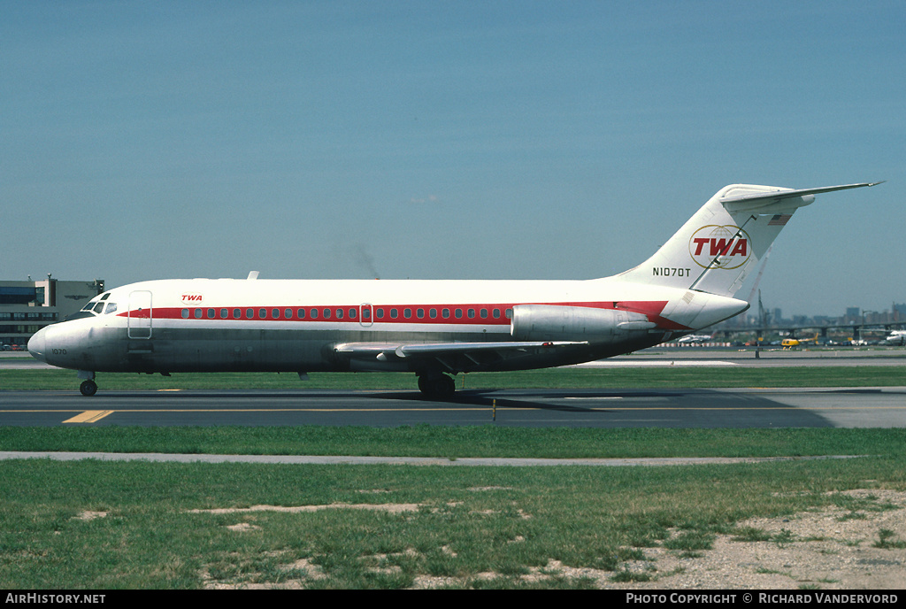 Aircraft Photo of N1070T | McDonnell Douglas DC-9-15 | Trans World Airlines - TWA | AirHistory.net #19527