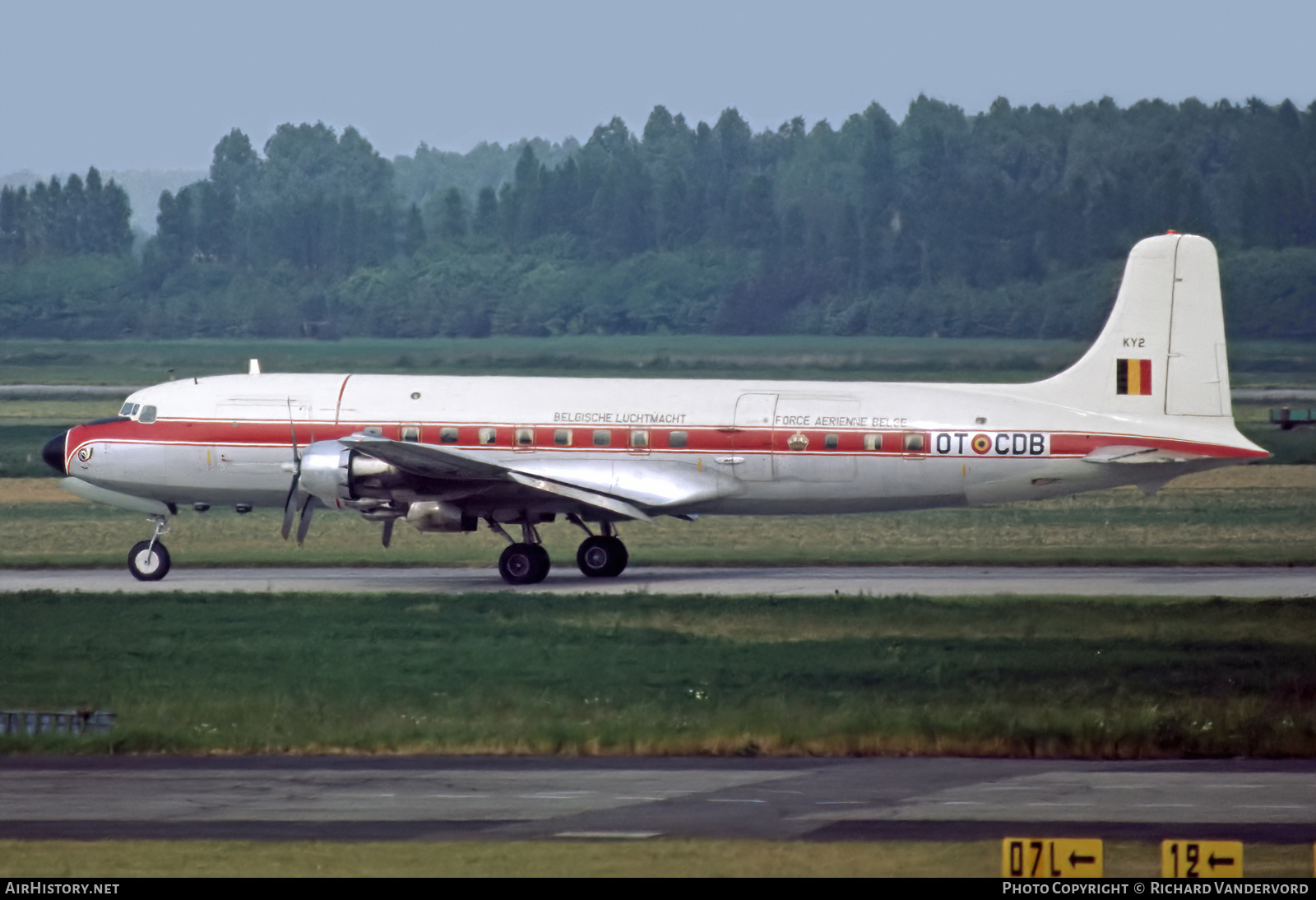 Aircraft Photo of KY-2 | Douglas DC-6A | Belgium - Air Force | AirHistory.net #19531