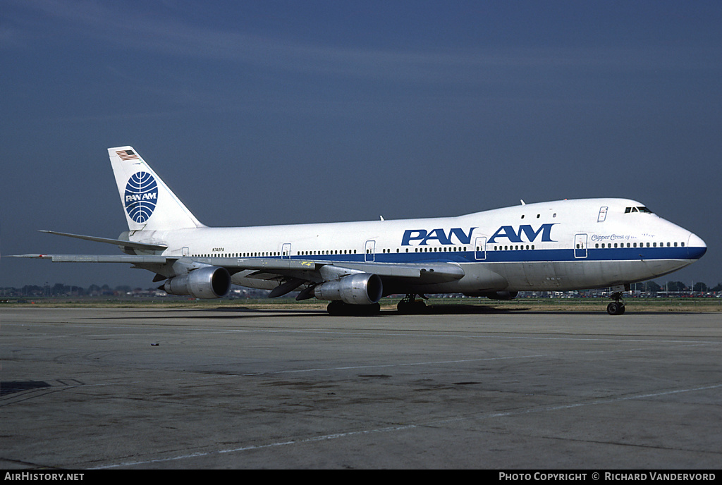 Aircraft Photo of N748PA | Boeing 747-121 | Pan American World Airways - Pan Am | AirHistory.net #19539