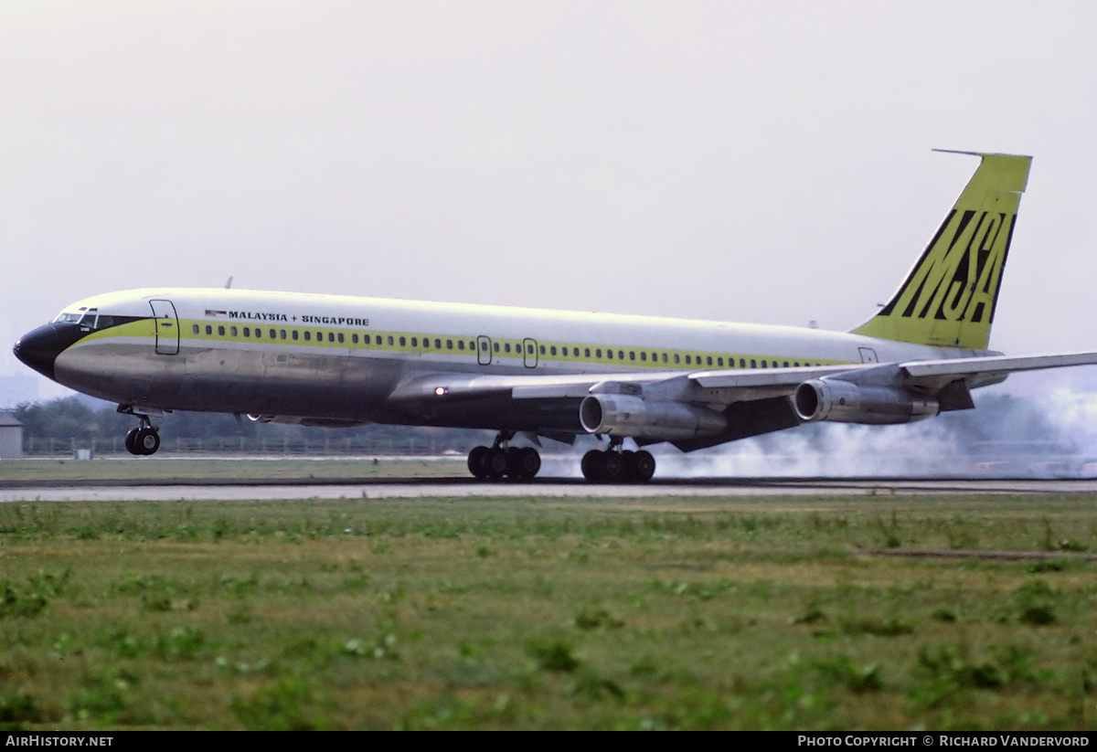 Aircraft Photo of 9V-BDC | Boeing 707-327C | Malaysia-Singapore Airlines - MSA | AirHistory.net #19540