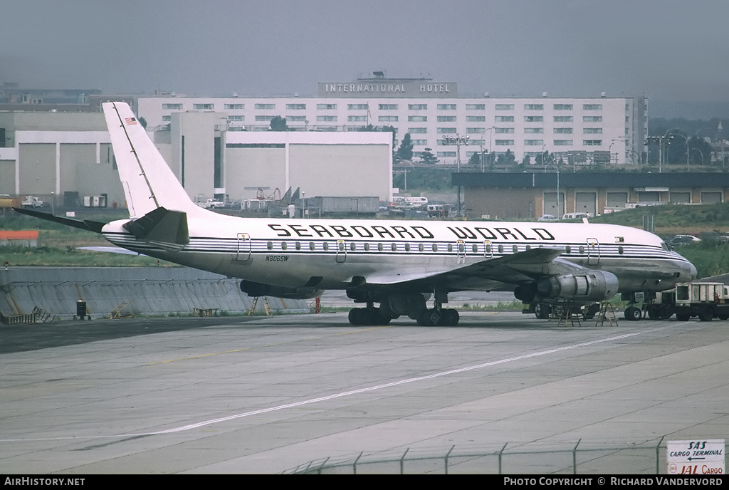 Aircraft Photo of N806SW | McDonnell Douglas DC-8-55/F | Seaboard World Airlines | AirHistory.net #19554