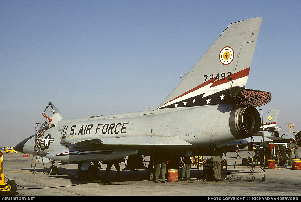 Aircraft Photo of 57-2492 / 72492 | Convair F-106A Delta Dart | USA - Air Force | AirHistory.net #19566
